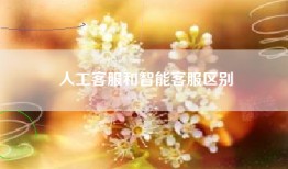人工客服和智能客服区别