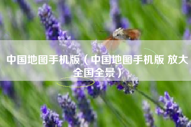中国地图手机版（中国地图手机版 放大全国全景）