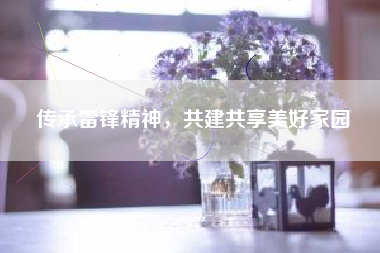 传承雷锋精神，共建共享美好家园
